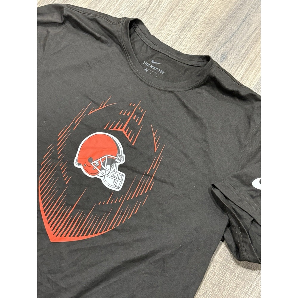 Nike Dri-Fit Men's Large Cleveland Browns The Nike Tee Short Sleeve‎ Shirt NWOT